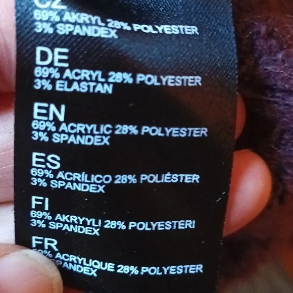 Kuhl Purple Sienna Cowl Neck Sweater Small - Picture 9 of 9